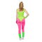 NINGBO NIKO IMP & EXP CO., LTD. Costumes Aerobics Queen Costume for Adults, Pink Leggings