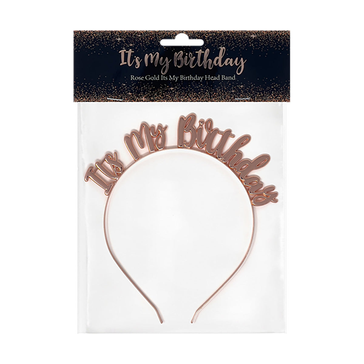 OMG international inc General Birthday Rose Gold It's My Birthday Headband, 1 Count