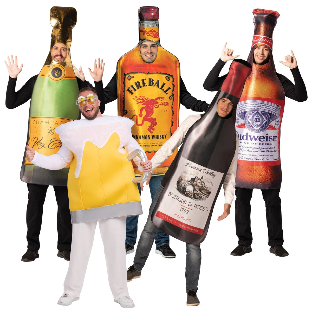 PARTY EXPERT Alcoholic Drink Group Costumes 760102840