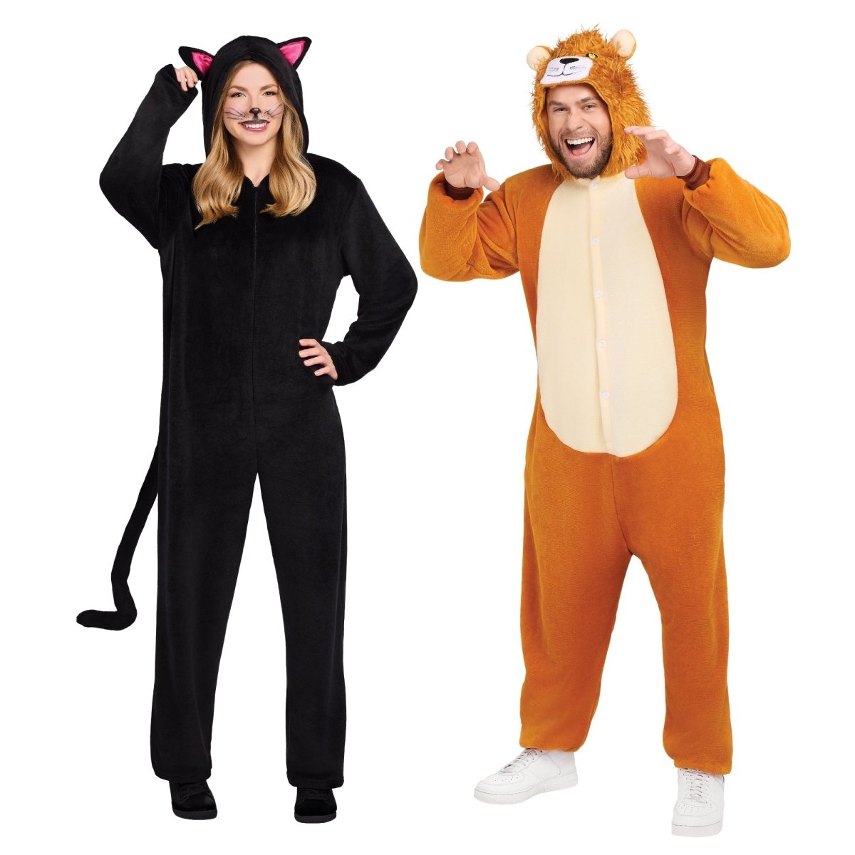 PARTY EXPERT Animal Onesie Couple Costumes 761026999