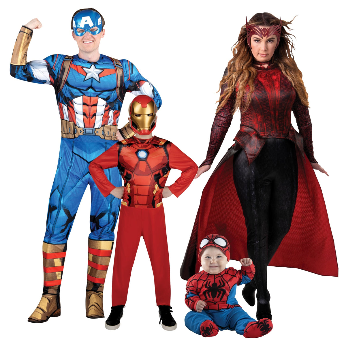 PARTY EXPERT Avengers Family Costumes 717434988