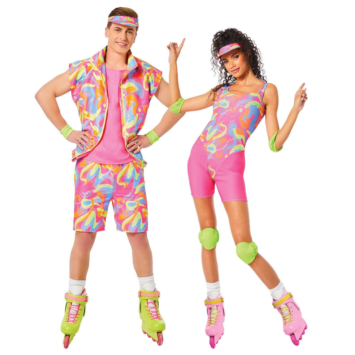 Party Expert Barbie Roller Couple Costumes