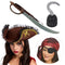 PARTY EXPERT Bling Pirate Costume Accessory Kit for Adults 761472513