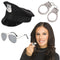 PARTY EXPERT Bling Police Costume Accessory Kit for Adults 761641681
