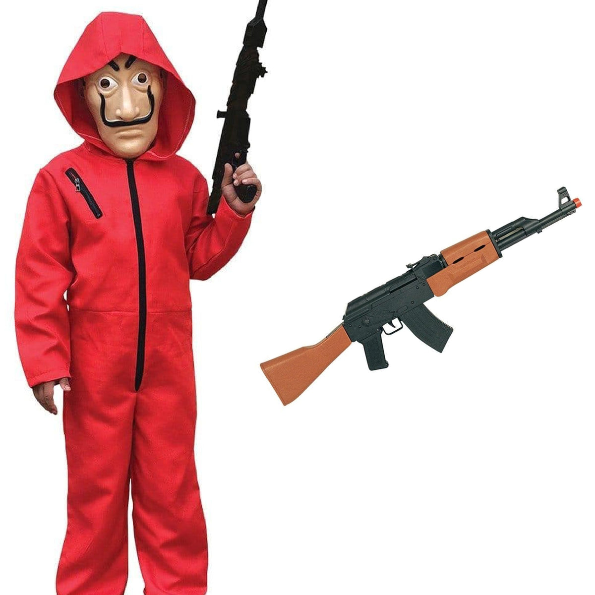 PARTY EXPERT Casa De Papel Costume Kit for Kids