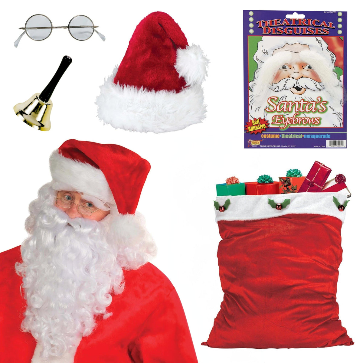 PARTY EXPERT Christmas Santa Claus Costume Accessory Kit 742270894