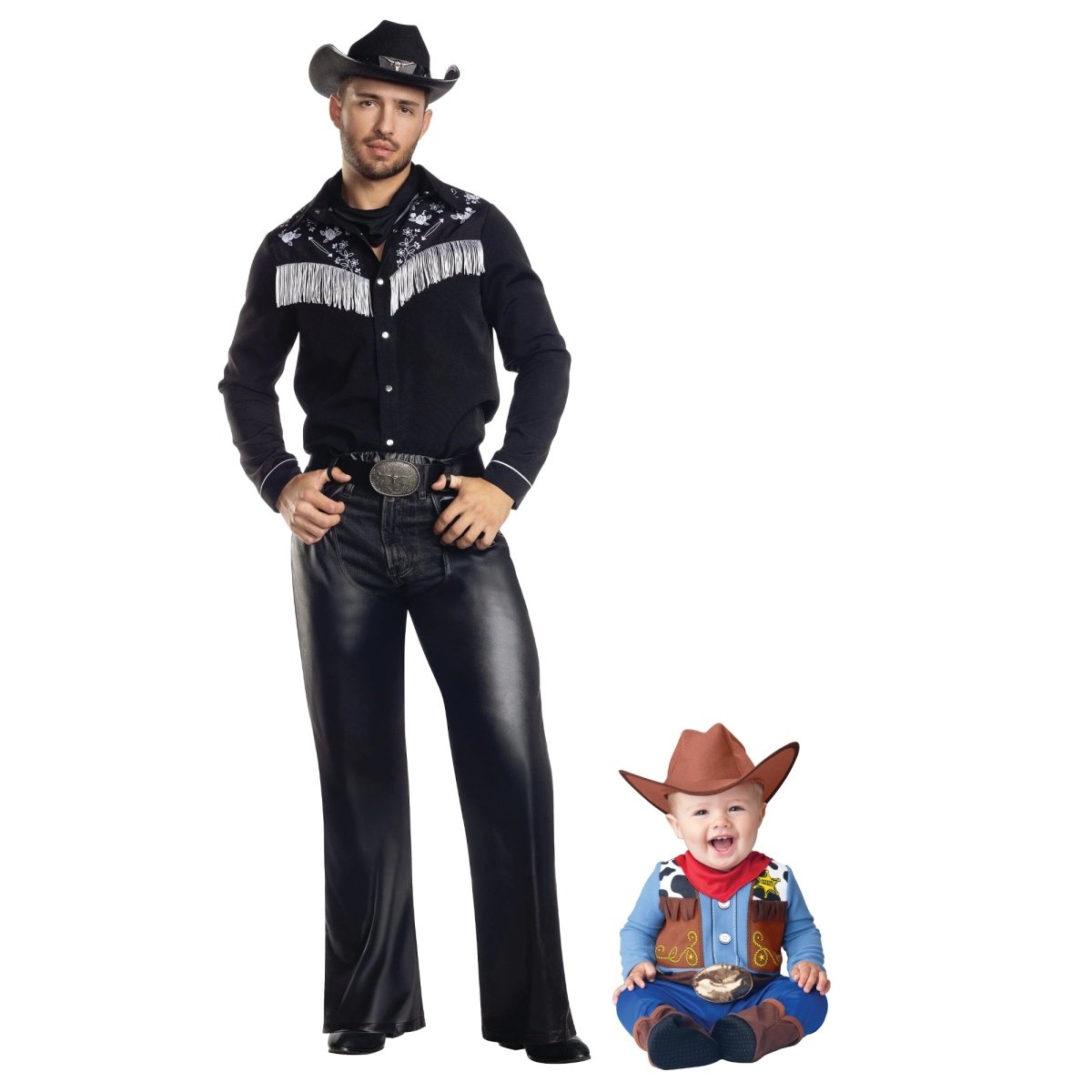 PARTY EXPERT Daddy and Me Western Costumes 761099503