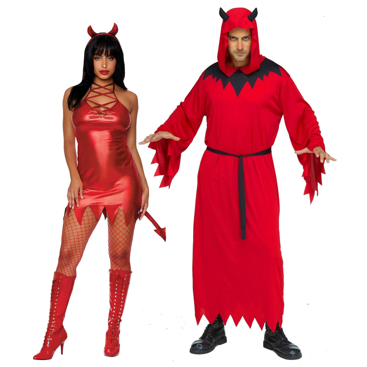 PARTY EXPERT Devil Couple Costumes 761029708