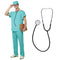 PARTY EXPERT Doctor Costume Kit for Adults