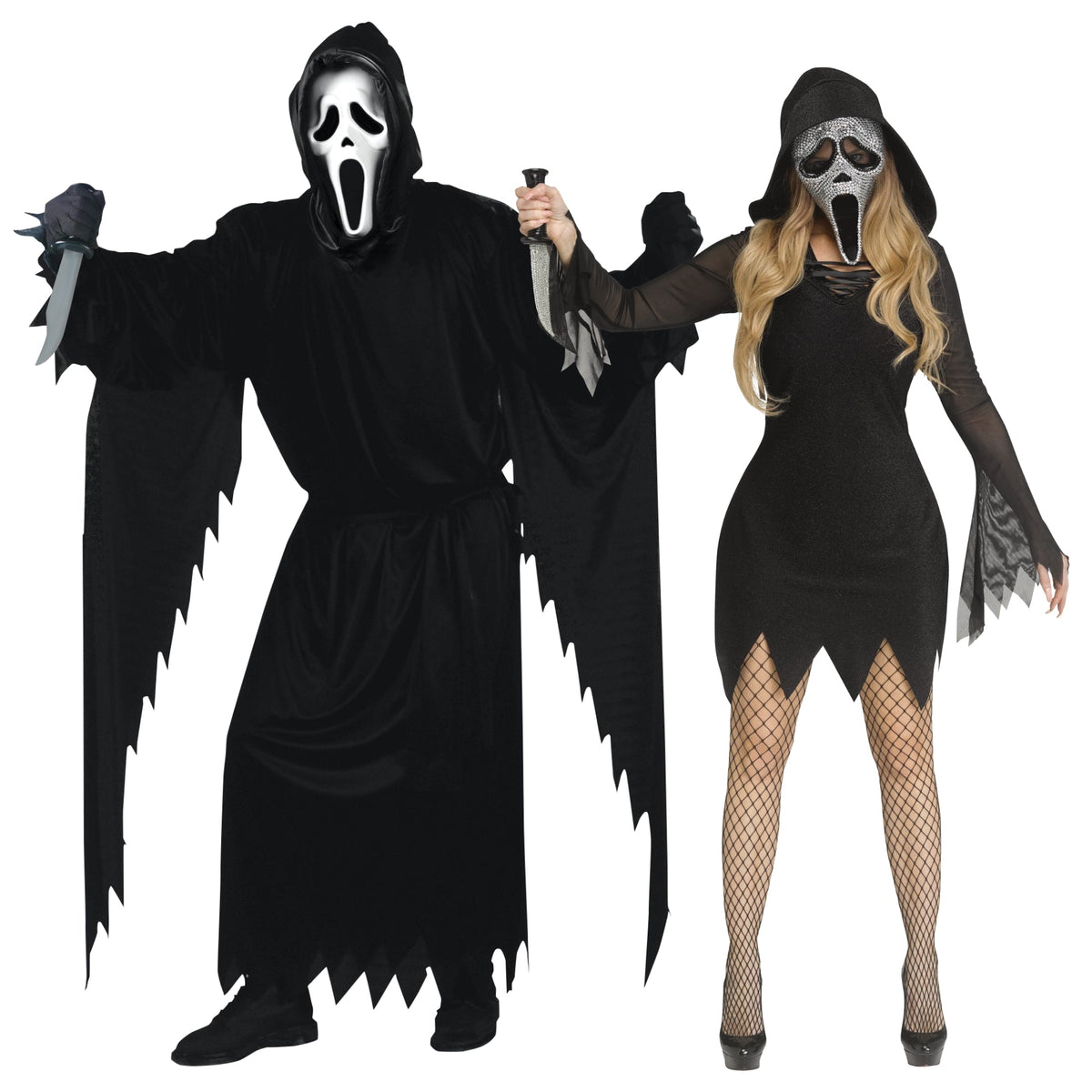 PARTY EXPERT Ghost Face Couple Costumes 715452152