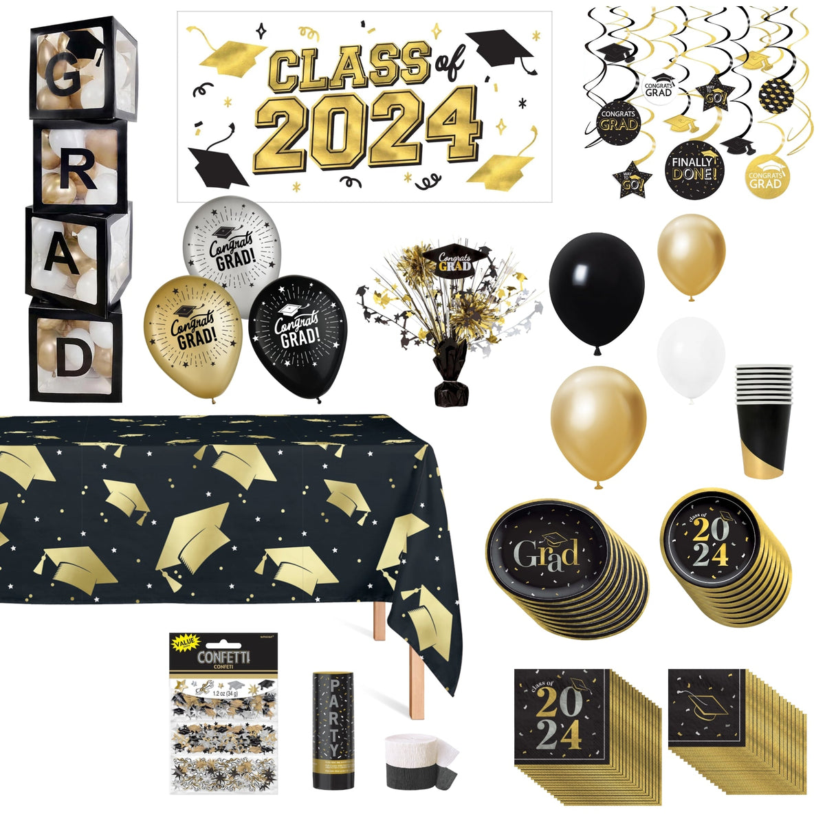 PARTY EXPERT Graduation Graduation Ultimate Party Supplies Kit