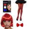 PARTY EXPERT Harlequin Clown Costume Accessory Kit 737618120