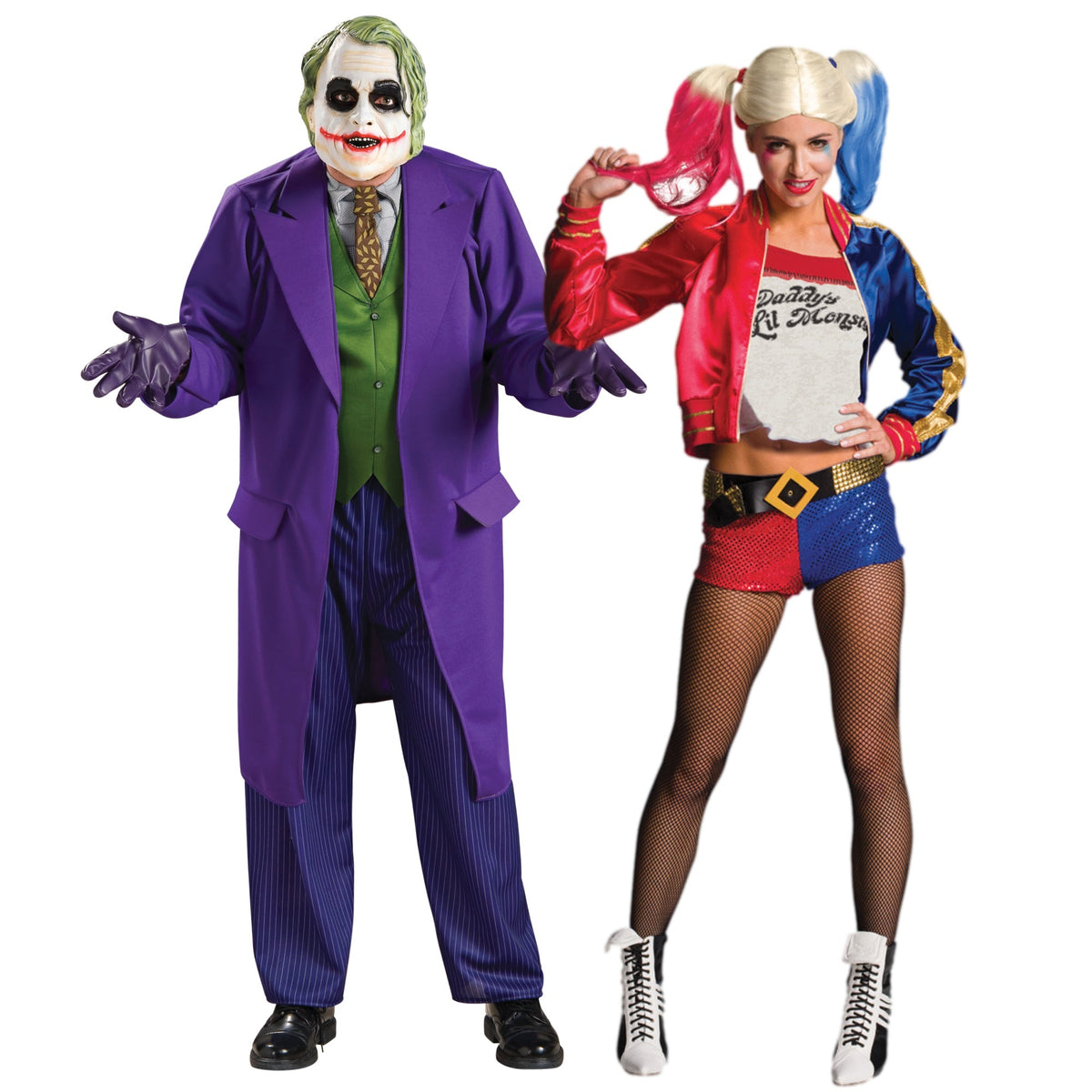 Party Expert Joker and Harley Quinn Couple Costumes