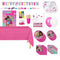 PARTY EXPERT Kids Birthday Barbie Dream Together Standard Birthday Party Supplies Kit, 8 Guests