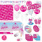 PARTY EXPERT Kids Birthday Barbie Malibu Ultimate Birthday Party Supplies Kit 723856117