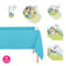 PARTY EXPERT Kids Birthday Bluey Basic Tableware Birthday Party Supplies Kit, 8 Guests