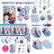 PARTY EXPERT Kids Birthday Disney Frozen Ultimate Birthday Party Supplies Kit, 8 Guests