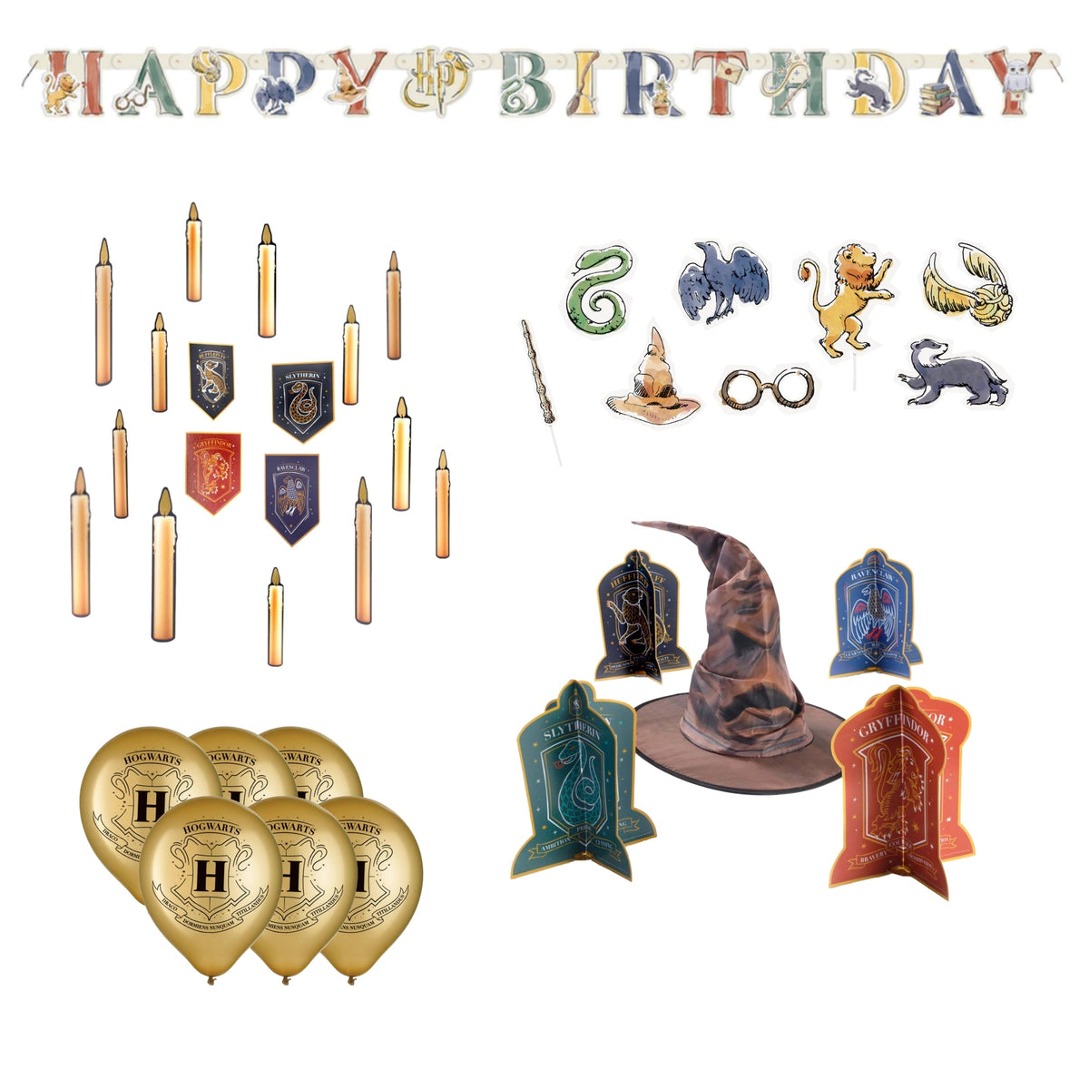 Party Expert Kids Birthday Harry Potter Basic Decoration Party Kit