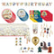 PARTY EXPERT Kids Birthday Harry Potter Standard Birthday Party Supplies Kit, 8 Guests
