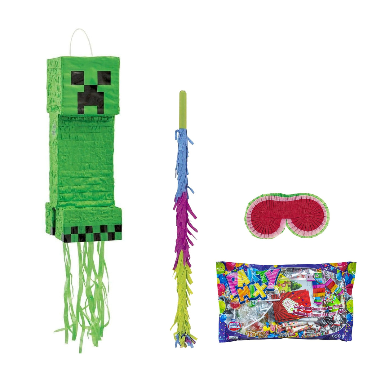 Party Expert Kids Birthday Minecraft Piñata Birthday Party Kit 721521657