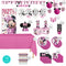 PARTY EXPERT Kids Birthday Minnie Mouse Standard Birthday Party Supplies Kit 721440246