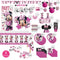 PARTY EXPERT Kids Birthday Minnie Mouse Ultimate Birthday Party Supplies Kit 721440568