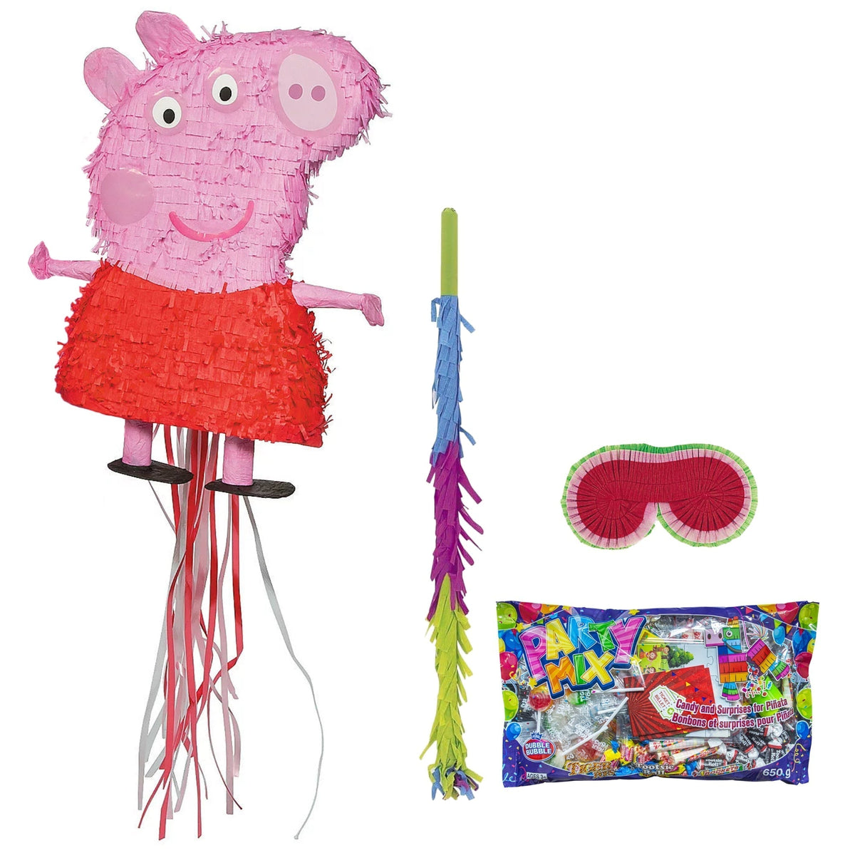 PARTY EXPERT Kids Birthday Peppa Pig Piñata Birthday Party Kit