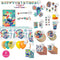 PARTY EXPERT Kids Birthday Stitch Ultimate Birthday Party Supplies Kit, 8 Guests