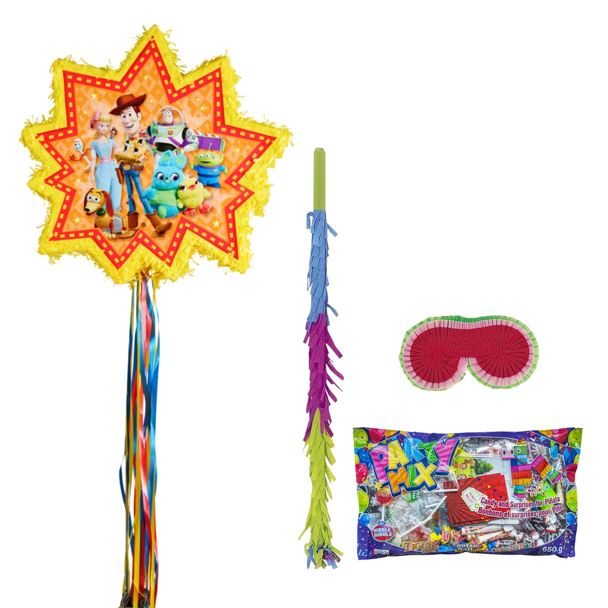 Party Expert Kids Birthday Toy Story Piñata Birthday Party Kit