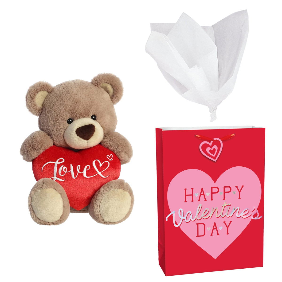 Party Expert Kids Birthday Valentine's Day Big Brown Teddy Bear Gift Combo