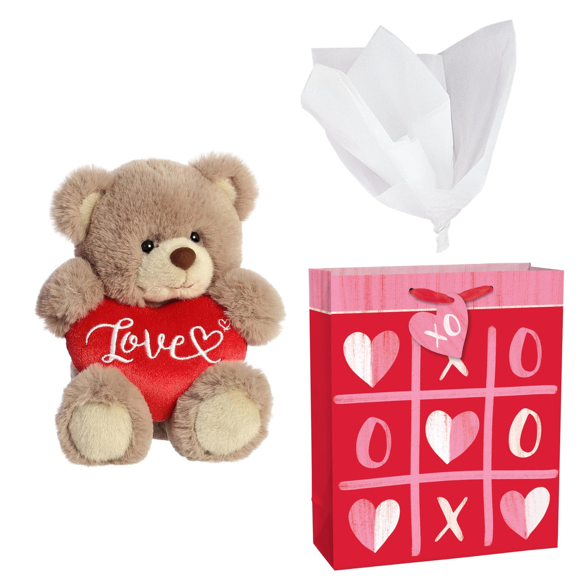 Party Expert Kids Birthday Valentine's Day Brown Teddy Bear Gift Combo