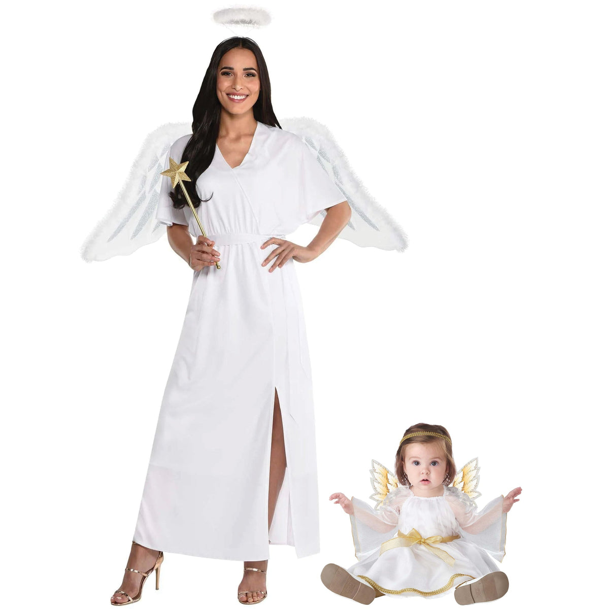 Party Expert Mommy and Me Angel Costumes