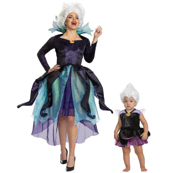 Mommy and Me Little Mermaid Ursula Costumes – Party Expert