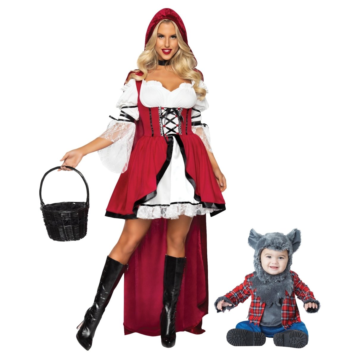 PARTY EXPERT Mommy and Me Little Red Riding Hood Costumes 715362838