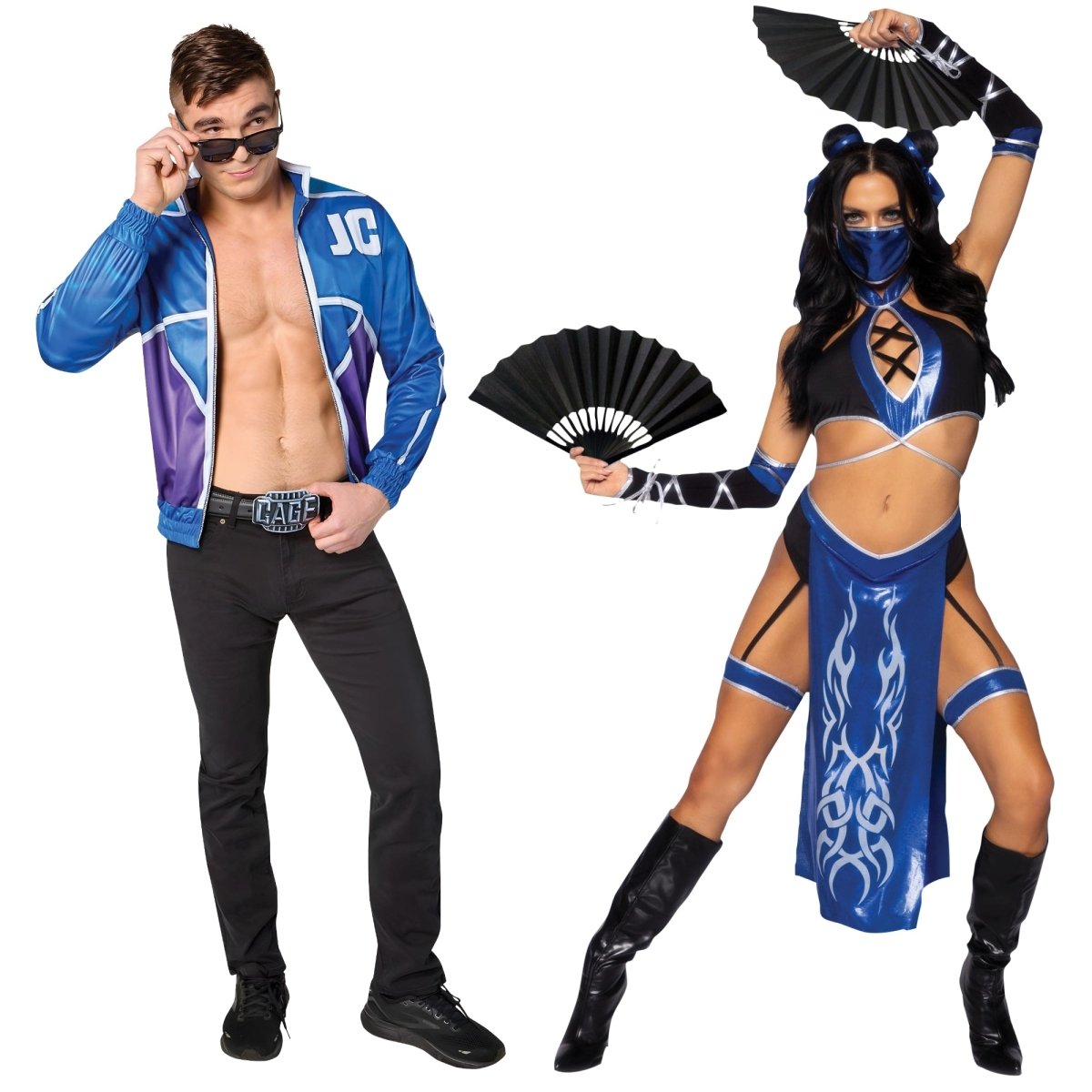 PARTY EXPERT Mortal Kombat Couple Costumes 761175359