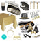Party Expert New Year Toasting New Year Party Supplies Kit, 16 Guests