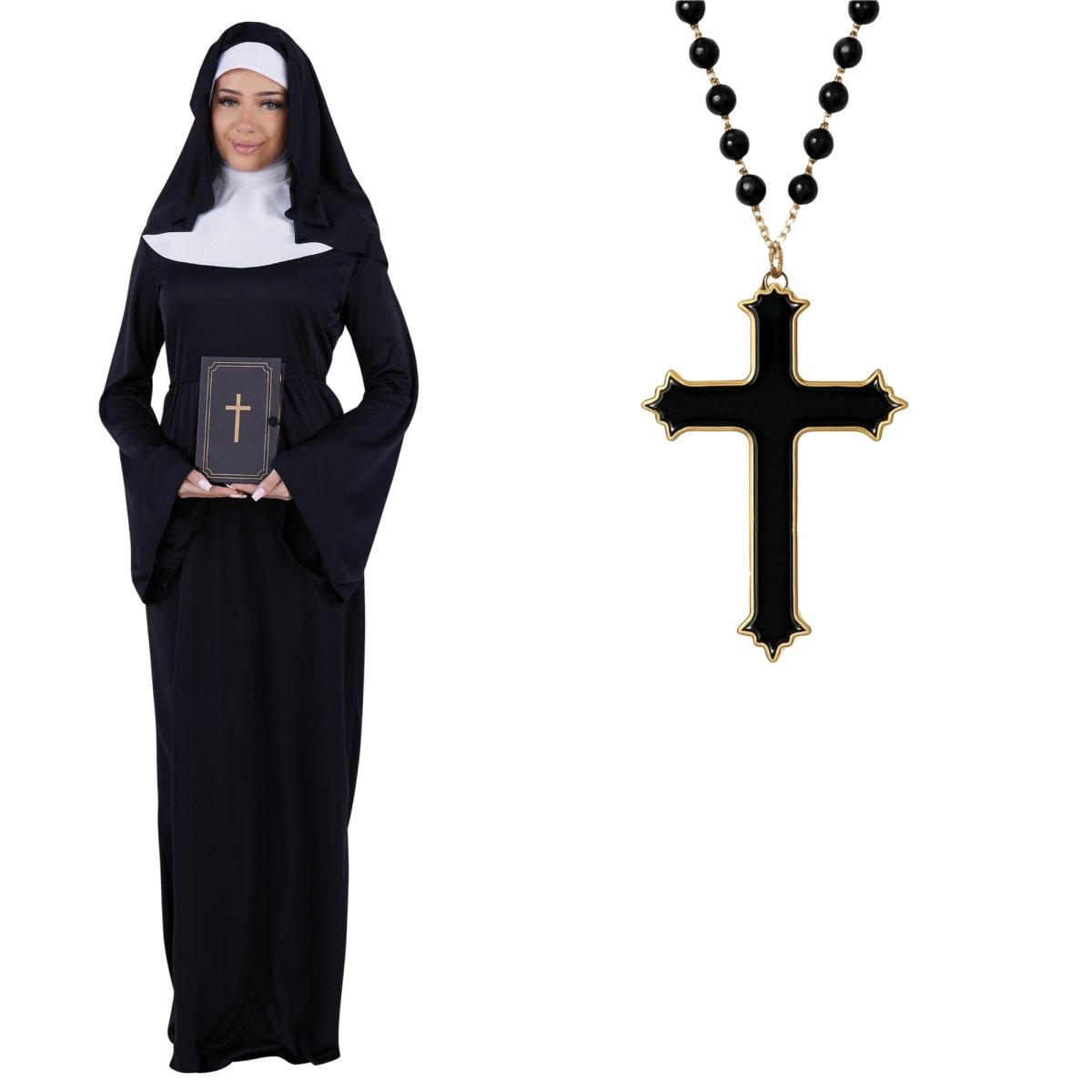 PARTY EXPERT Nun Costume Kit for Adults 737516409