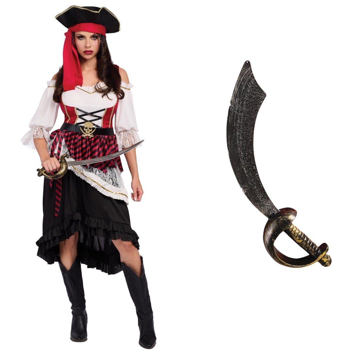 Pirate of the Sea Dress Costume Kit for Adults | Party Expert