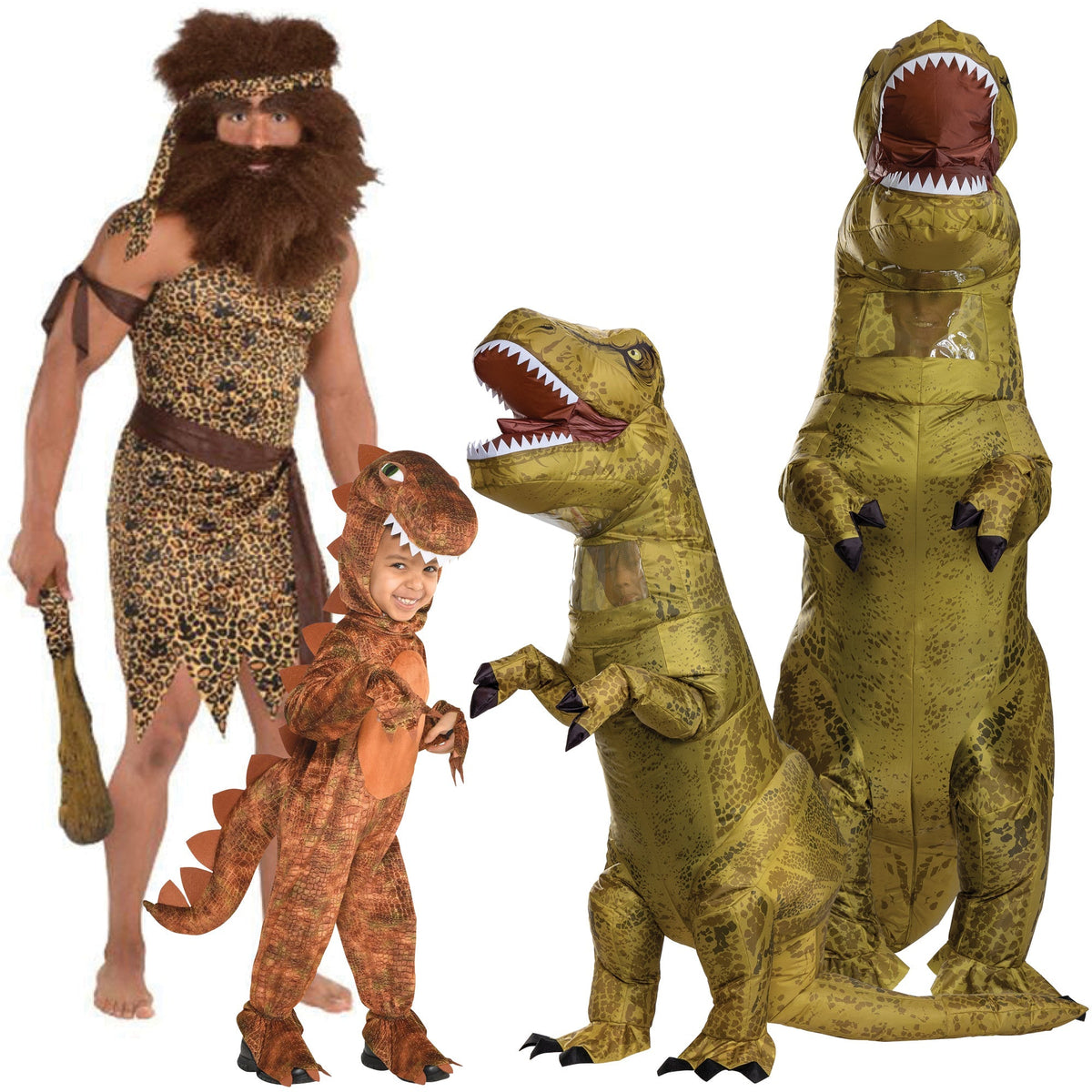Party Expert Prehistoric Family Costumes
