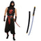 PARTY EXPERT Red Ninja Costume Kit for Adults