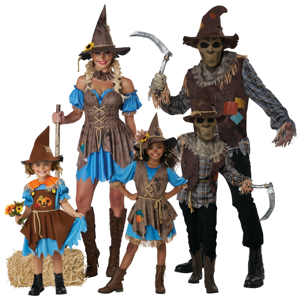 PARTY EXPERT Scarecrow Family Costumes 759313160
