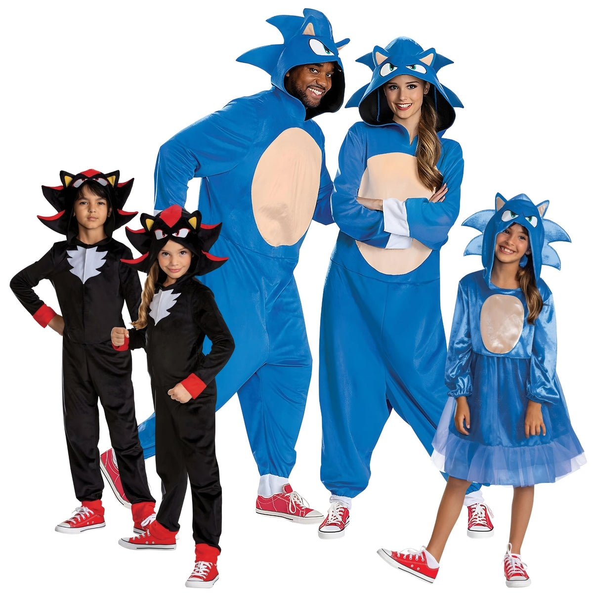 PARTY EXPERT Sonic the Hedgehog Family Costumes 759365373