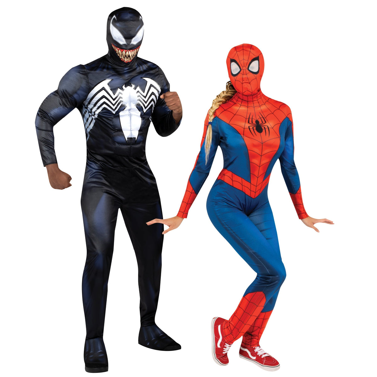 Party Expert Spider-Man and Venom Couple Costumes