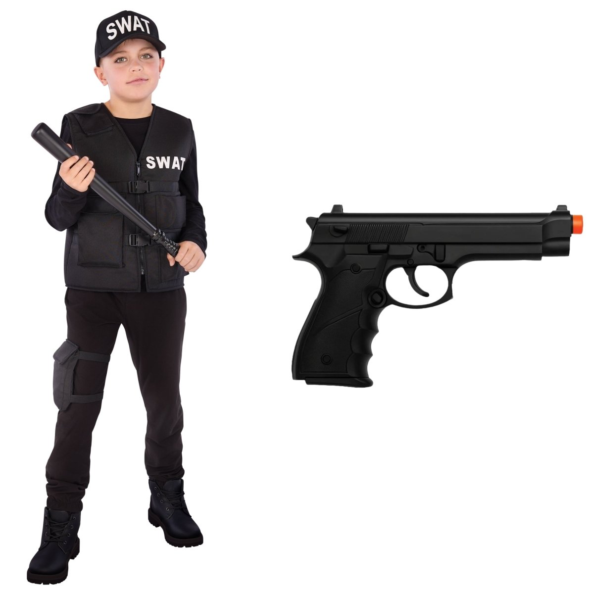 PARTY EXPERT Swat Costume Kit for Kids