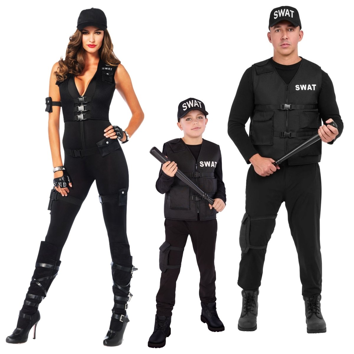 PARTY EXPERT Swat Family Costumes 759319497
