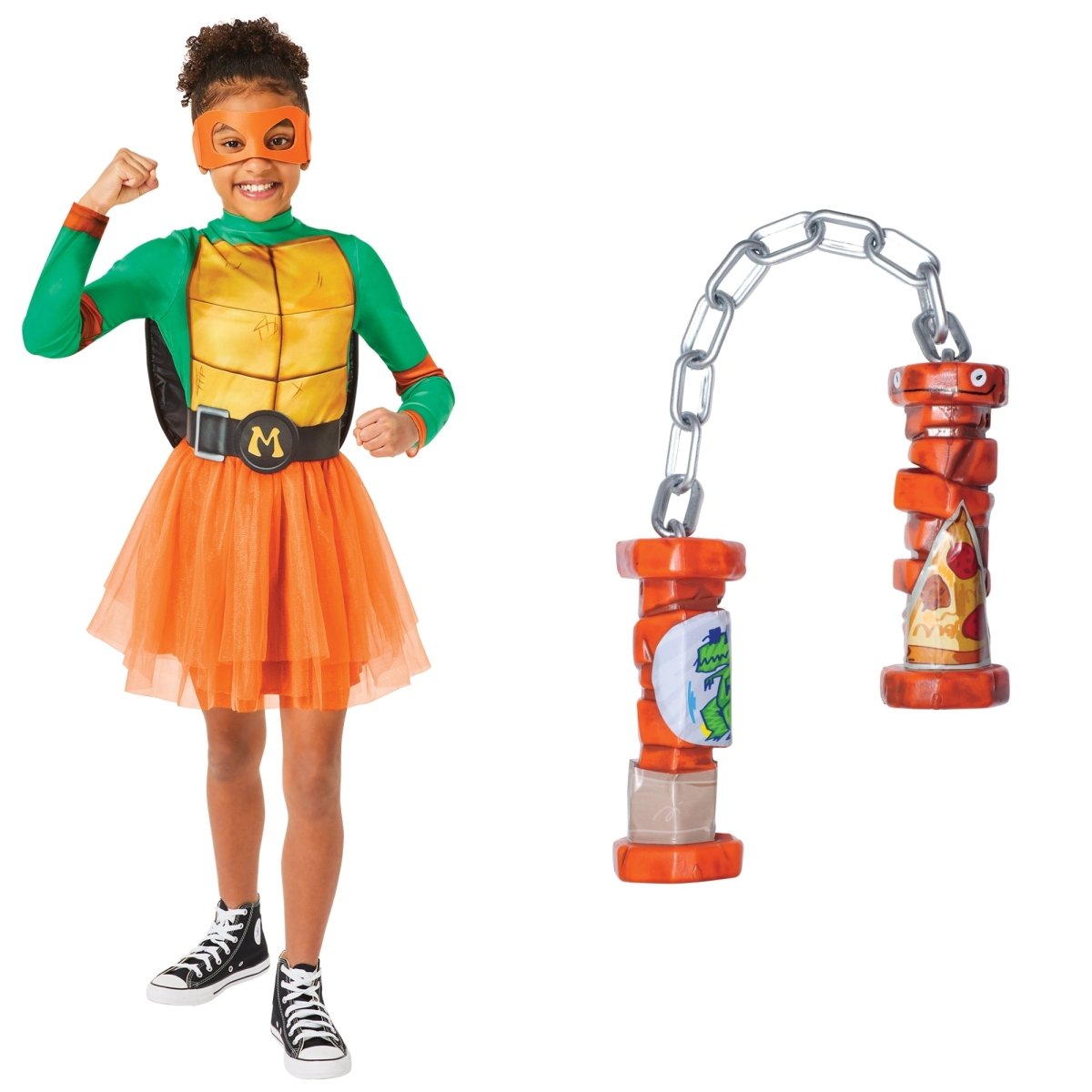 PARTY EXPERT Teenage Mutant Ninja Turtles Mickey Dress Costume Kit for Kids