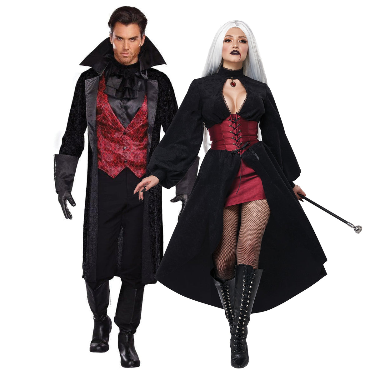 Party Expert Vampire Couple Costumes