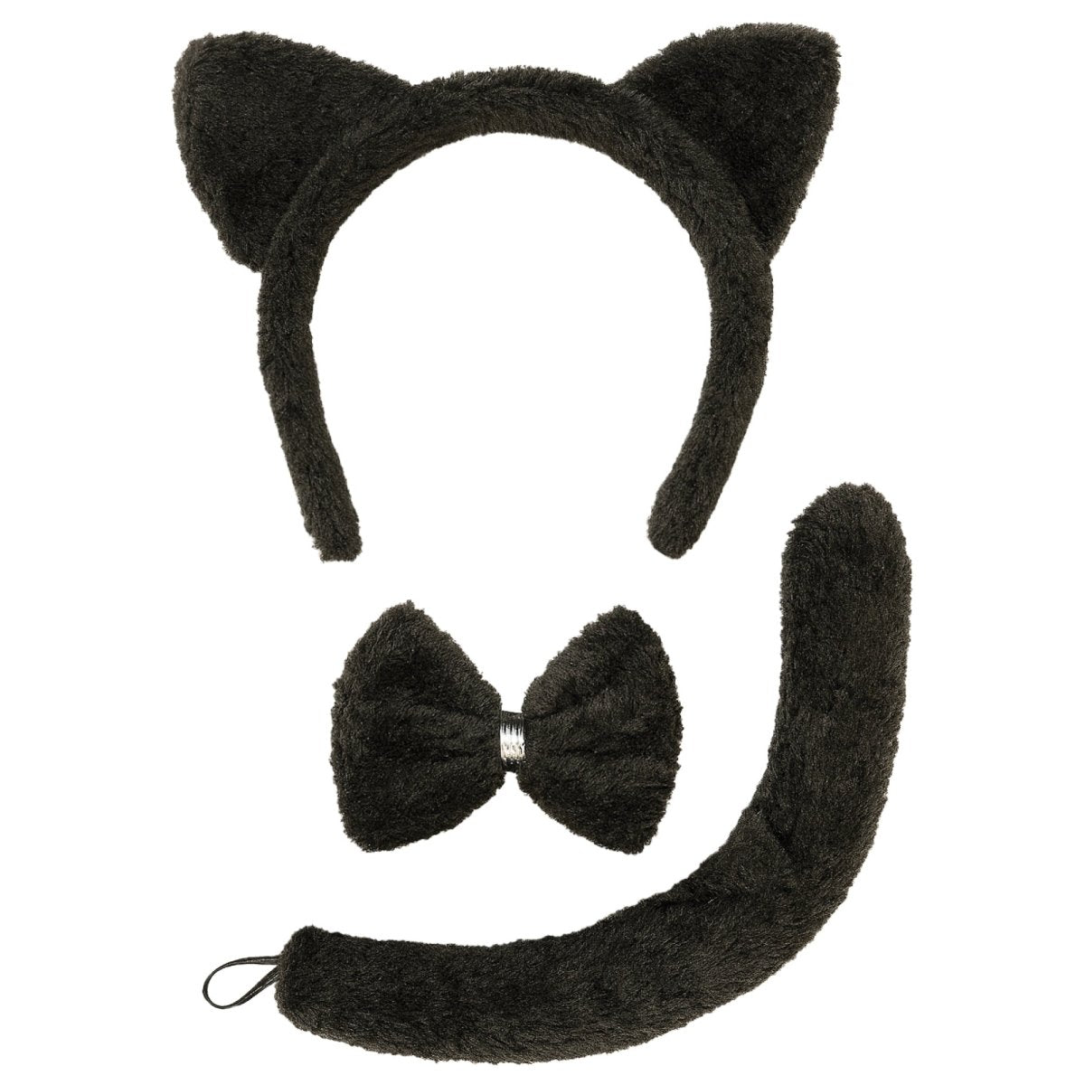 PARTY PLAY LIMITED Costume Accessories Black Cat Accessory Kit for Adults 840482502049