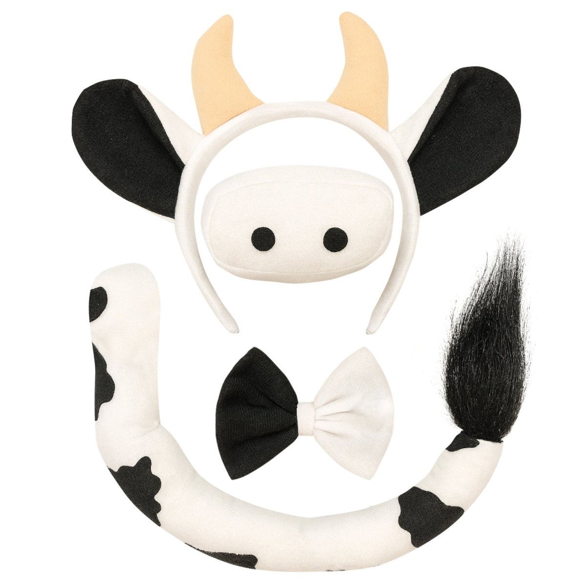 PARTY PLAY LIMITED Costume Accessories Cow Accessory Kit for Adults 840482502063