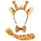 PARTY PLAY LIMITED Costume Accessories Giraffe Accessory Kit for Adults 840482501936